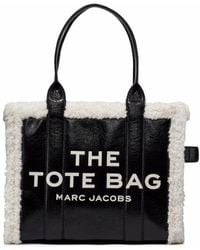 Marc Jacobs - The Large Tote Crinkle Leather Tote Bag - Lyst