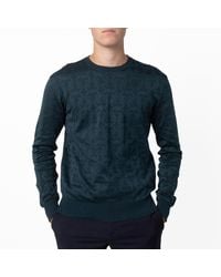 Ferragamo - Gancini Jacquard Sweater - Lyst