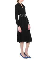 Moschino - Long-sleeved Midi Dress - Lyst