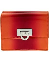 Ferragamo - Gancini Buckle Leather Wallet - Lyst