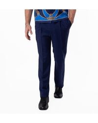 Bally - Mohair Wool Straight Tailored Trousers - Lyst