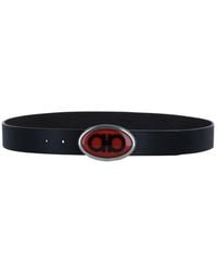 Ferragamo - Custom Buckle Fixed Belt - Lyst