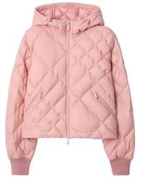 Burberry - Check-Stitch Nylon Delley Puffer Jacket - Lyst