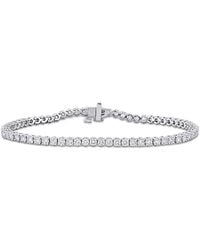 Created Forever - 3 3/4Ct Tw Lab-Grown Diamond Tennis Bracelet - Lyst