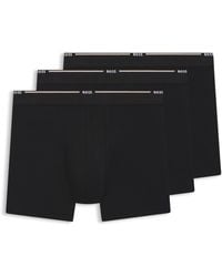BOSS - Bamboo-Blend Boxer Briefs - Lyst