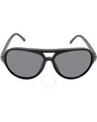 Calvin Klein - Grey Pilot Sunglasses - Lyst