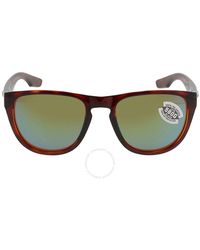 Costa Del Mar - Cta Del Mar Irie Green Mirror Polarized Glass 580g Aviator Sunglasses - Lyst