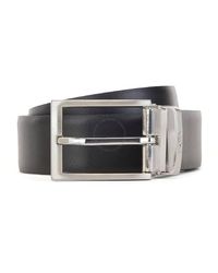 BOSS - Reversible Engraved Logo Leather Belt - Lyst