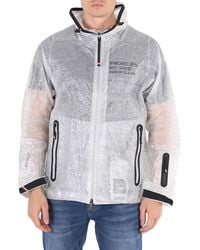 Moncler - Day-Namic Crinkled-Shell Hooded Rain Jacket, Brand Size 3 - Lyst