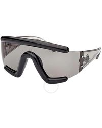 Moncler - Lancer Smoke Shield Sunglasses Ml0253 01a 00 - Lyst