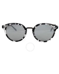 Guess Factory - Silver Mirror Round Sunglasses Gf0305 56u 51 - Lyst