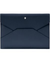 Montblanc - Sartorial Envelope Leather Pouch - Lyst