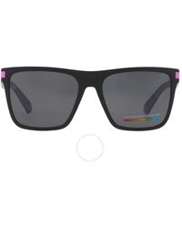 Polaroid - Polarized Grey Square Sunglasses - Lyst