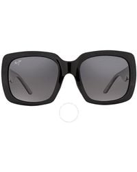 Maui Jim - Two Steps Neutral Grey Square Sunglasses - Lyst