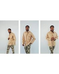 Burberry - Gabardine Elasticated Waistband Jacket, Brand Size 52 (Us - Lyst