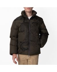 Burberry - Ekd Printed Puffer Jacket - Lyst