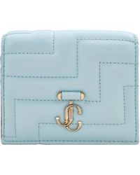 Jimmy Choo - Hanne Jc Emblem Leather Wallet - Lyst