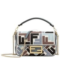Fendi - Ff Mini Baguette Bag - Lyst