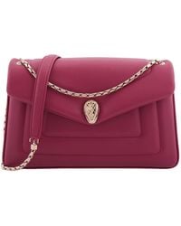 BVLGARI - Serpenti Reverse Medium Shoulder Bag - Lyst