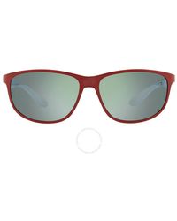 Ray-Ban - Scuderia Ferrari Polarized Green Mirror Silver Pillow Sunglasses Rb4394m F678h1 61 - Lyst