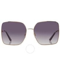Guess Factory - Gradient Smoke Square Sunglasses Gf6182 32b 58 - Lyst