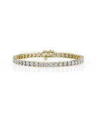 Brilliant Diamond - 2 Cttw Round Lab Grown Diamond Tennis Bracelet - Lyst
