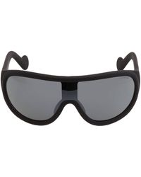 Moncler - Smoke Mirror Shield Sunglasses - Lyst