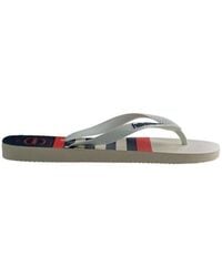 Havaianas - Top Nautical Flip Flops, Brand Size 45/46 (M - Lyst
