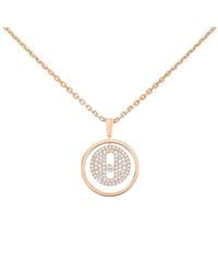 Messika - Lucky Move 18K Rose Diamond Necklace - Lyst