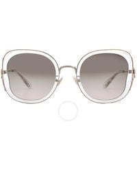 COACH - Grey Pink Gradient Butterfly Sunglasses Hc7153b 5111u8 54 - Lyst