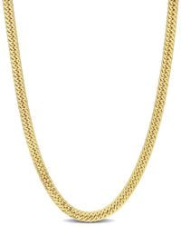Amour - Double Curb Link Chain Necklace - Lyst