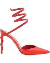 Rene Caovilla - Margot 105 Satin Pumps, Brand Size 39 Us - Lyst
