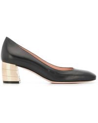 Bally - Ladies Emily Leather Block-Heel Pumps, Brand Size 35 (Us - Lyst