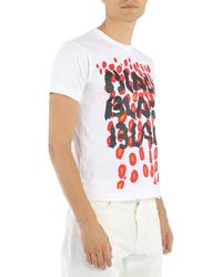 Comme des Garçons - Leopard Logo Print Cotton T-shirt - Lyst