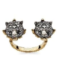 Gucci - Le Marche Des Merveilles Ladies 18K 0.694 Ct Diamond Band Ring Ybc460834001014 - Lyst
