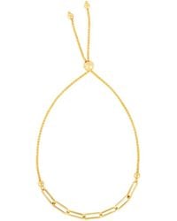 Kylie Harper - Ladies 14K Adjustable Paperclip Bracelet - Lyst