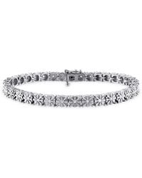 Amour - 1/2 Ct Tw Diamond Tennis Bracelet - Lyst