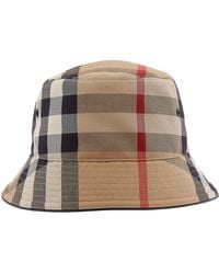 Burberry - Vintage Check Bucket Hat - Lyst