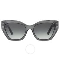 Ferragamo - Grey Gradient Cat Eye Sunglasses Sf1043s 316 54 - Lyst