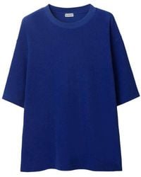 Burberry - Ekd Cotton Towelling T-Shirt - Lyst