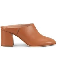 Tod's - Tod's 70Mm Leather Mules - Lyst