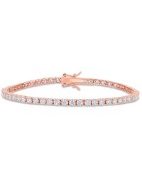 Amour - 5 1/10 Ct Dew Created Moissanite Tennis Bracelet - Lyst