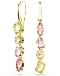 Swarovski - Gema Asymmetrical-Tone Plated Earrings - Lyst
