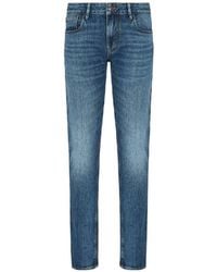 Emporio Armani - J06 Slim Fit Denim Jeans, Waist - Lyst