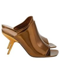 Ferragamo - Era Patent Leather Mules - Lyst