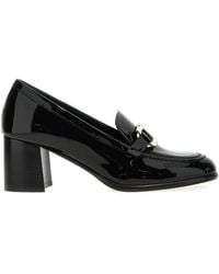 Ferragamo - Ferragamo Marlena Gancini Ornament Heeled Loafers - Lyst