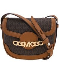 Michael Kors - Ladies Hally Extra-Small Embellished Logo Crossbody Bag - Lyst
