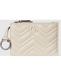 Gucci - Gg Marmont Zip Key Pouch - Lyst