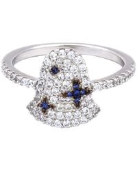 Apm Monaco - Ladies Sterling With Crystal Ring - Lyst