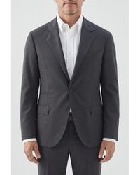 Brunello Cucinelli - Dark Wool Blazer, Brand Size 54 (Us - Lyst